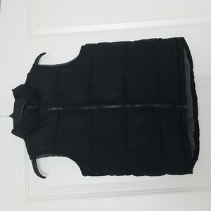 Black puffy vest